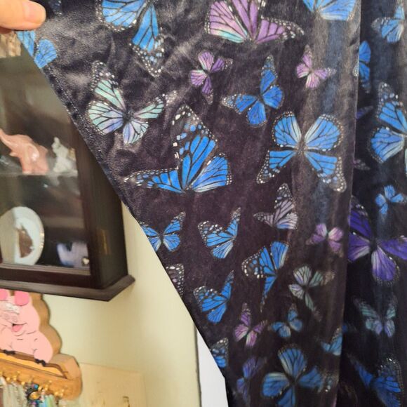 Hot Topic Women's Cape Kaftan Fringy Whimsigoth Fairycore Butterfly Cardigan XL - Picture 6 of 9